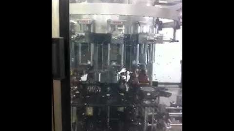 The first bottles of Bells Bend Preservation ale coming off the line.