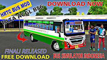 DOWNLOAD NOW ||Tata Acgl Bs6 Bus Mod |Hrtc Bus Mod |Him Herox |New Bus Mod ||Bussid