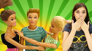 Видео для детей. Барби искала Терезу и нашла их с Кеном. Куклы подрались из-за парня!?