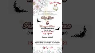 TERBARU!!  Undangan Digital Kristen , WA 0852-9026-2015