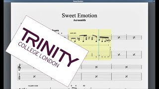 Video thumbnail of "Sweet Emotion Trinity Grade 5 Guitar"