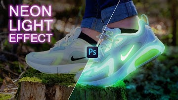 Neon Light Effect Adobe Photoshop Tutorial