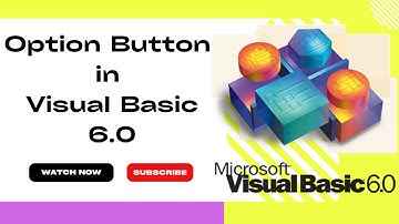 Option Button in Visual Basic 6.0 || Program in Visual Basic using Option Button||video -4