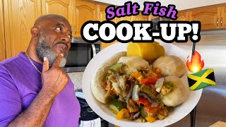 How to make Salt Fish Cook-up! | Deddy's Chicken