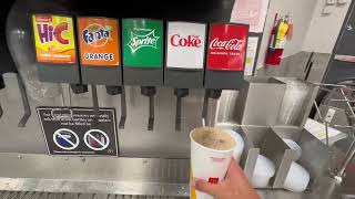 Getting Coca Cola then Powerade from the soda fountain at McDonald’s, Walmart (Mililani)