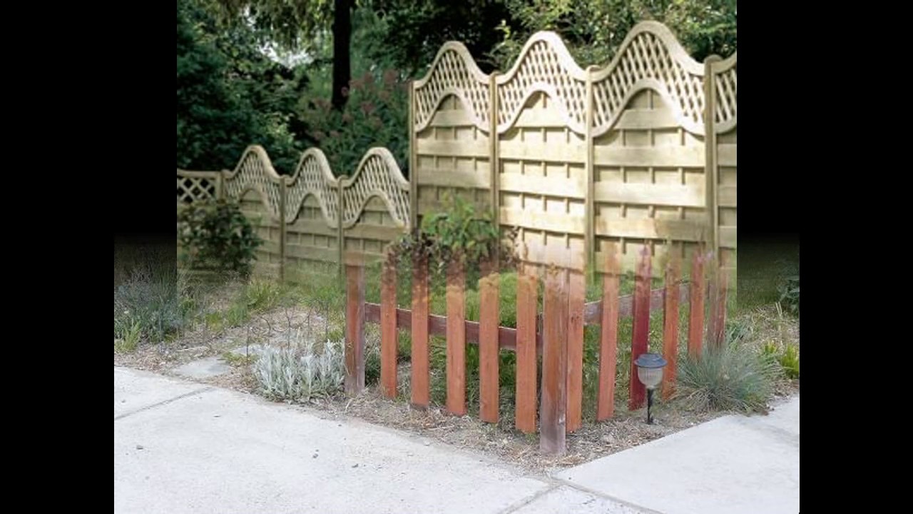 Ideas de diseño de cercas de jardín - YouTube