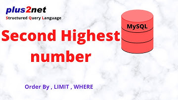 Query to get Second highest number by mark using Order by and LIMIT from student table