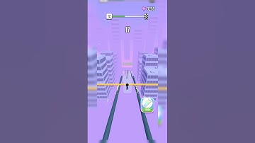 Roof Rails Racing Game Level-16 #shorts #gameplay #youtubeshorts #shortsfeed