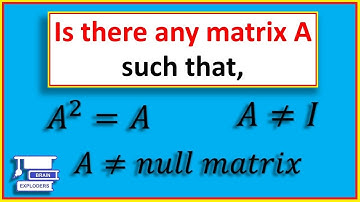 The Matrices Which are Usually Unusual - Idempotent, Involutory, Nilpotent Matrix