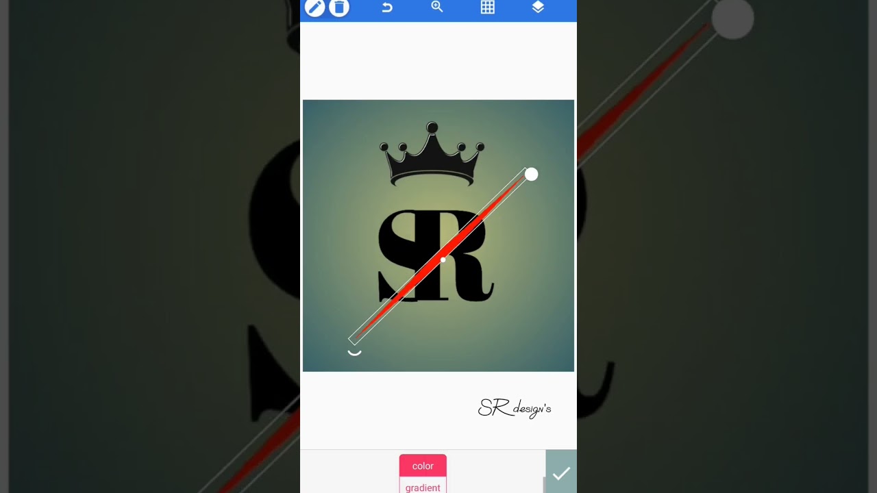 SR logo design 💫🫶🏻🌈🤍 