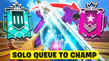 EDUCATIONAL SOLO-Q TO CHAMPION (Console Rainbow Six Siege)