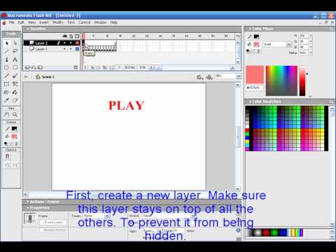 Flash Button Tutorial 01