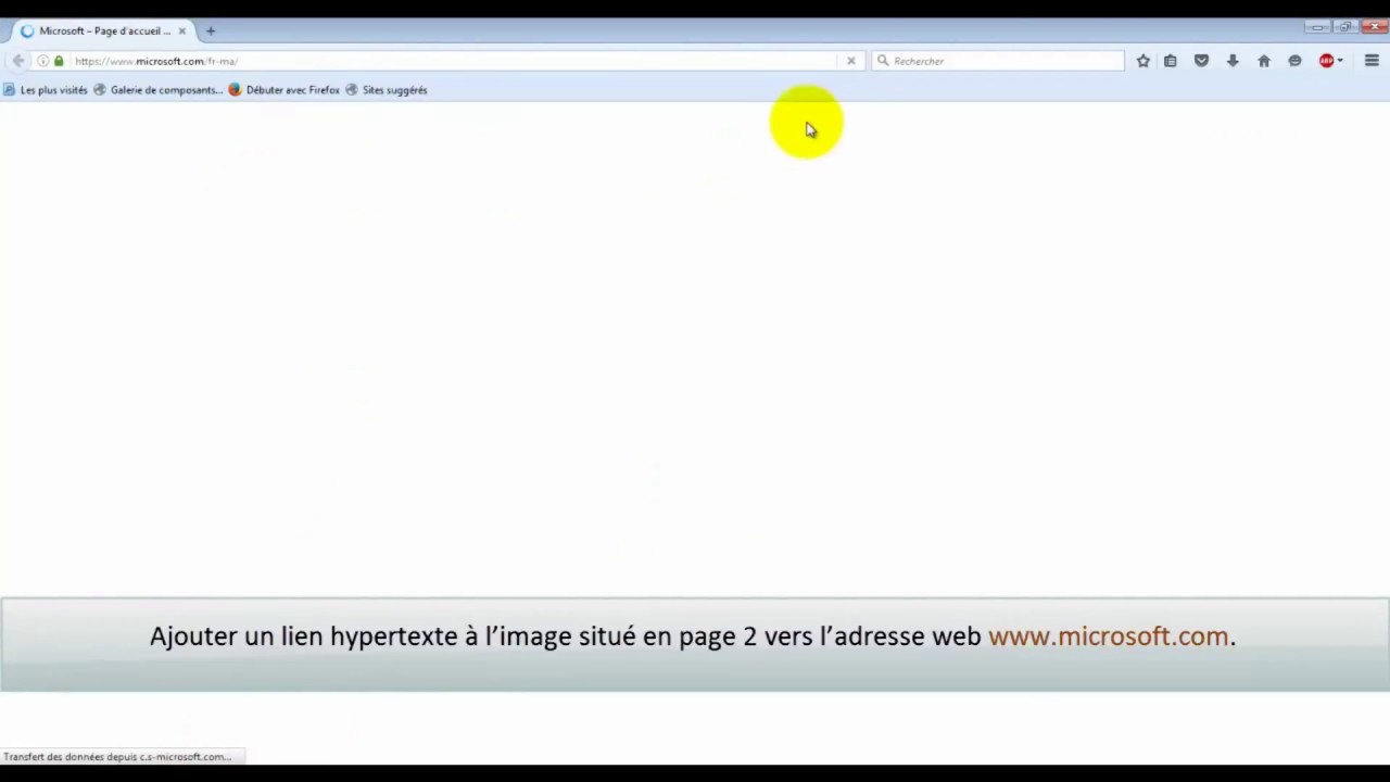 Mos Word 2010 Ajouter Un Lien Hypertexte A L Image Youtube