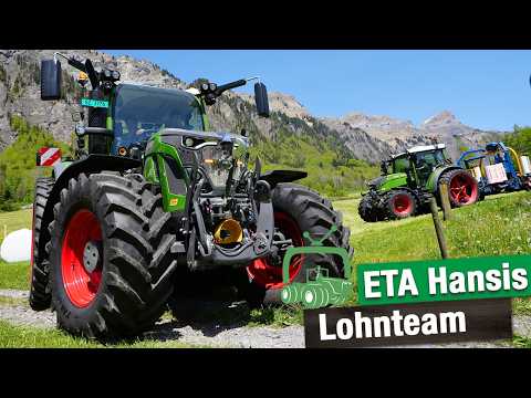 ETA Hansis Lohnteam en Suisse | Tracteurs Fendt | Reportage communautaire, partie 1