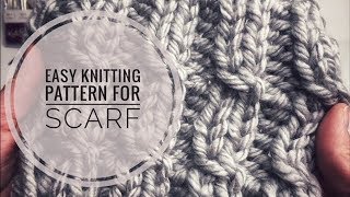 easy scarf knitting patterns - knitting stitches for scarves - knitting pattern for scarf