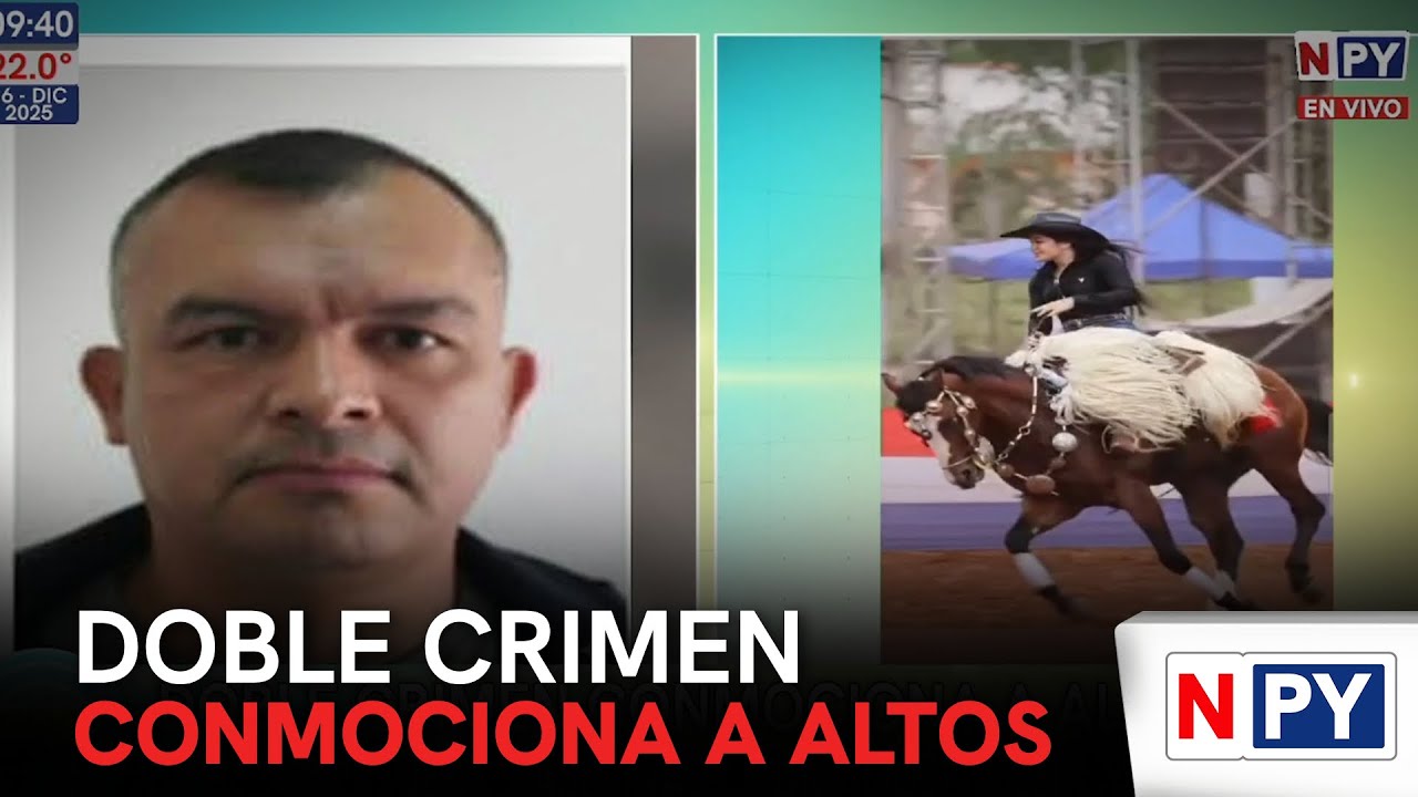 Doble crimen conmociona a Altos