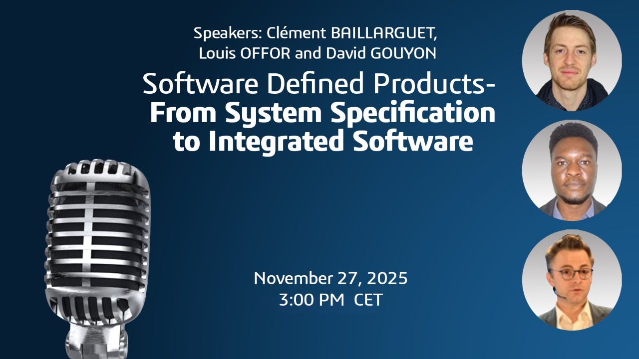 Software Defined Products - From System Specification to Integrated Software