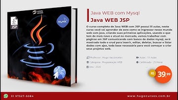 Curso de Java WEB JSP - Aula 01 - Introdução ao Curso