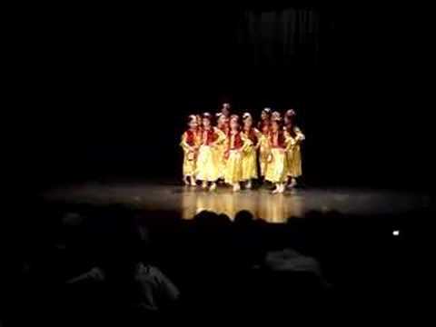 A Chinese tambourine dance performed at Smith Middle School's Global Connections 11/13/2007