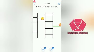 Easy Game Level 268 help the snail meet its friend