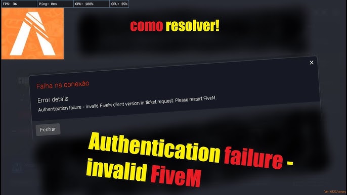 ErrorServer - Connection Fail  user_id = 1849 - FiveM Client Support -  Cfx.re Community
