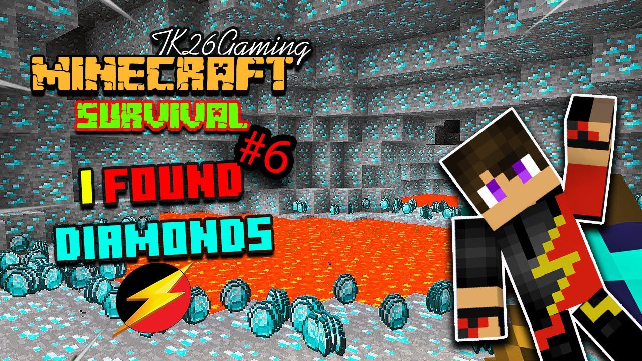 I Found Diamonds in Minecraft Survival #006 - YouTube
