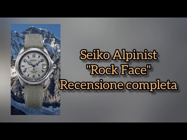 Unboxing: Seiko Prospex – (Euro) Alpinist SPB355J1 'Rock Face' 3000pc  Limited Edition *LIVE STREAM* - YouTube