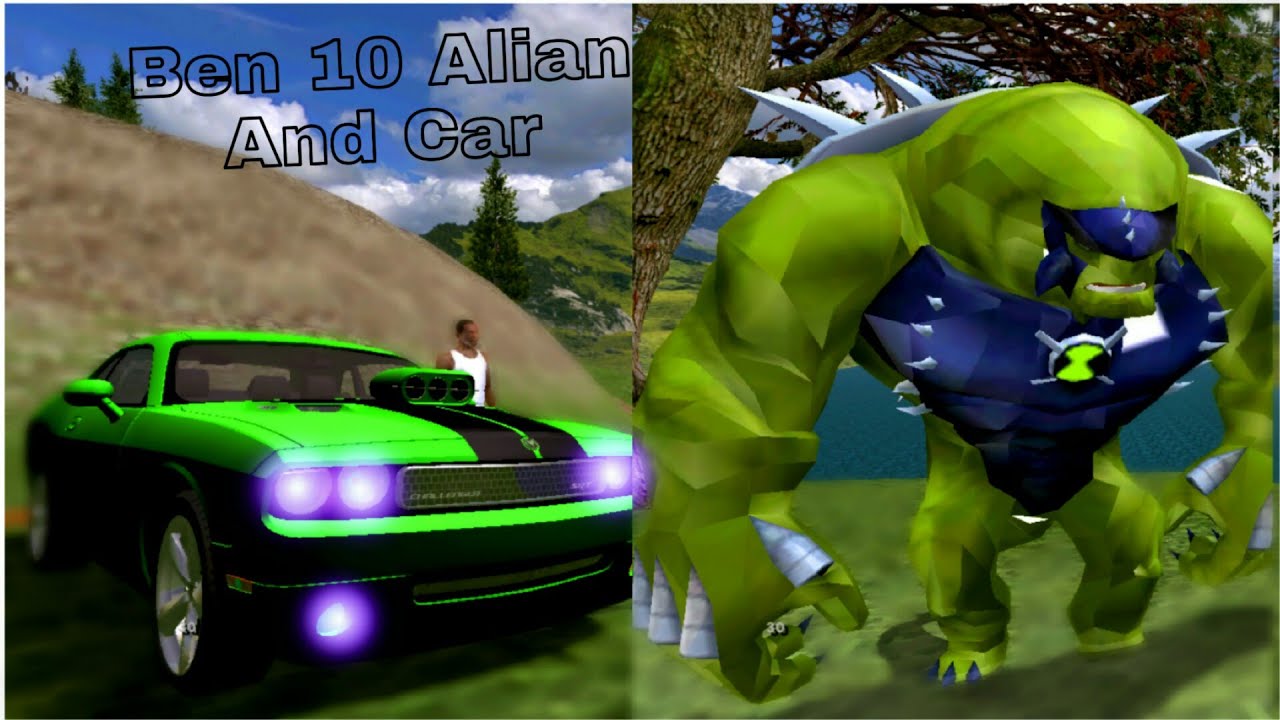 Ben 10 Alien Skin Ben 10 Car Gta San Andreas Android Youtube - gta san andreas cj roblox skin mod gtainside com