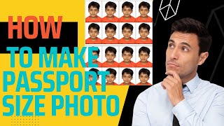 Adobe Photoshop Mein passport size photo kaise banaen create Passport size Photoinadobe Photoshop7.0 screenshot 3