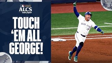 GO-AHEAD GEORGE! 😱 George Springer crushes a 3-run HR to give the Blue Jays the LEAD in Game 7! 💣
