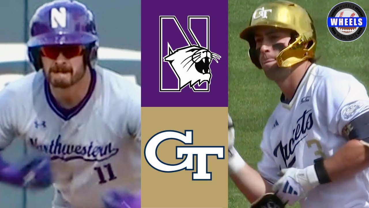Northwestern vs #5 Georgia Tech | Game 3 | 2026 College Baseball Highlights