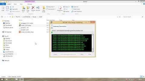 Fauzan Abdurrohman tutorial install MS4W dan PMAPPER
