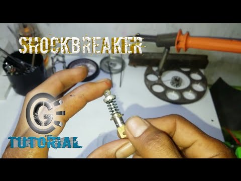 cara membuat mono shock miniatur motor matic YouTube