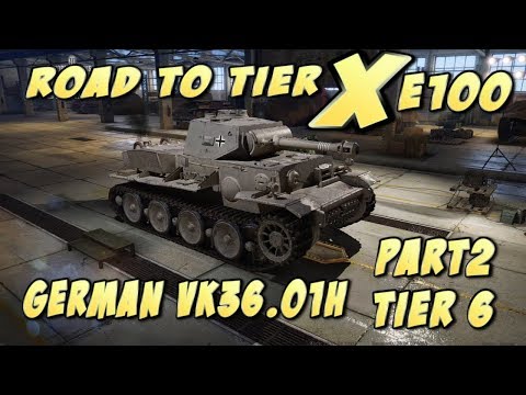 World Of Tanks Console:  Road To Tier 10 German Heavy Line Vk36.01H Tier 6 PART 2