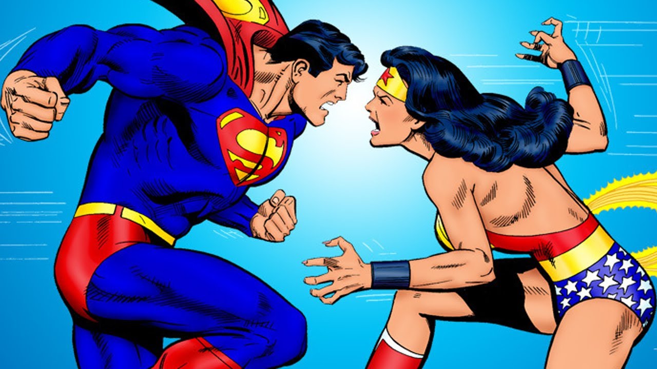 Superman vs Wonder Woman (Injustice: Gods Among Us - Goldy vs Ally) #4 - Yo...