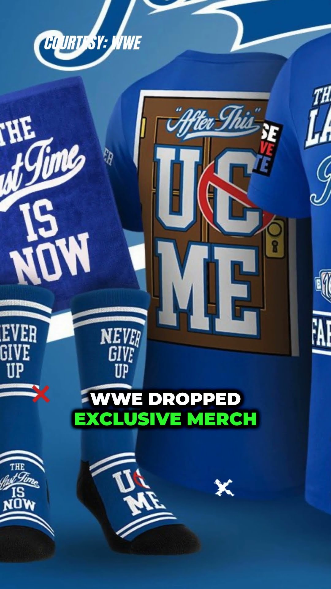 Exclusive John Cena merch launches for his retirement tour! What are you hyped for #shorts
