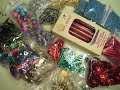 Vintage sequin and bead haul