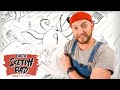 How To Draw An Octopus...KAYAKING DOWN A WATERFALL! | Earth Sketch Pad | BBC Earth Kids