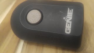 Genie garage door opener battery change  EASY DIY Replacement