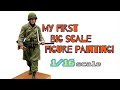 1/16 Real figure painting 【First attempt at big scale】#scalemodel #howtopaint #フィギュア塗装