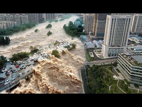 Видео: Хаос в Китае! Мир потрясен чудовищным наводнением в Гуанси!