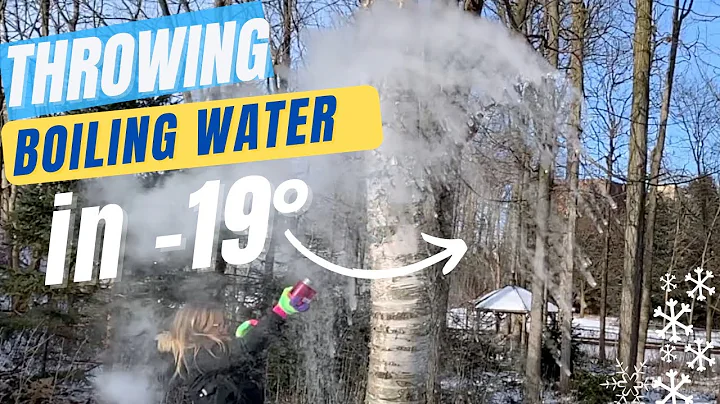 Throwing boiling water in -19° celsius (feels like -30°)!!