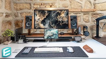 Office Desk Setup Tour 2024 - My ULTIMATE Creator