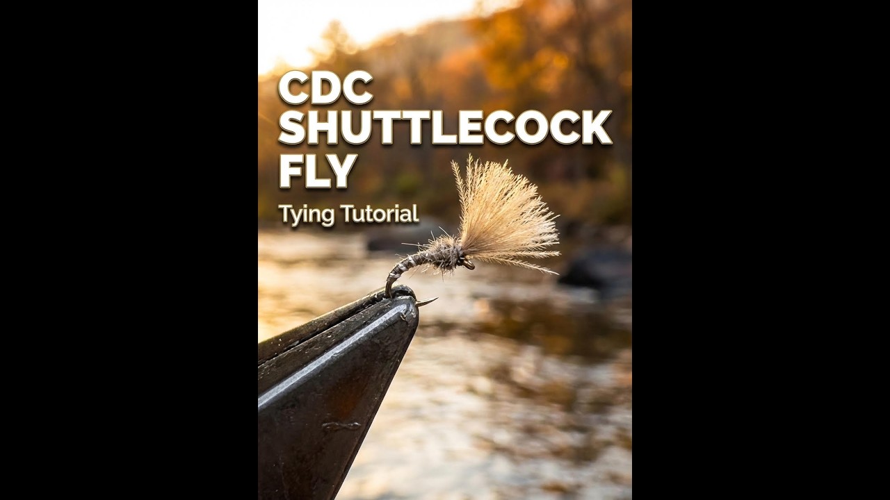 How to tie the Shuttlecock Midge Fly [ THE BEST DRY FLY? ]