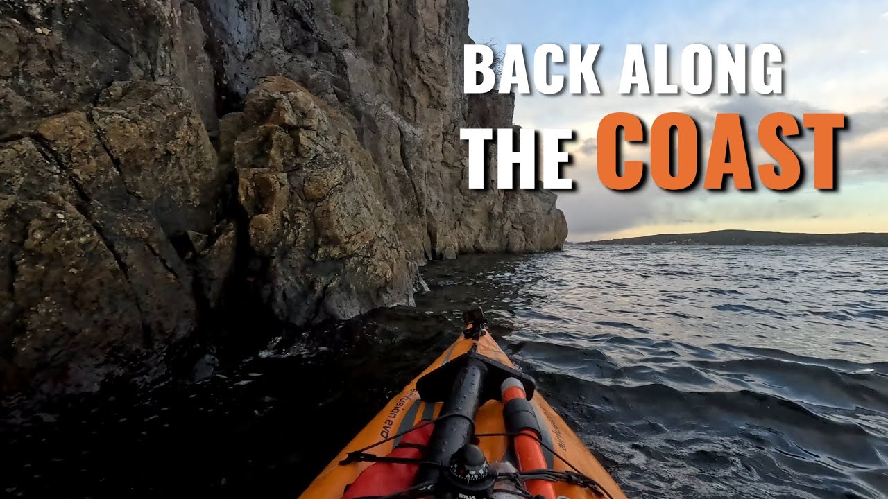 Coastal sea kayaking back to Sundsvall - wind, waves & cold water! Advanced Elements Airfusion EVO