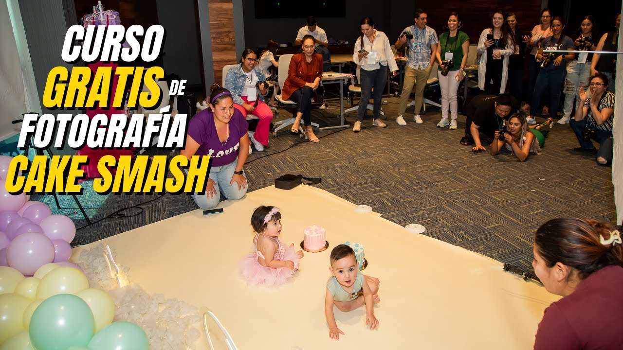 CURSO de FOTOGRAFÍA de CAKE SMASH en ESTUDIO