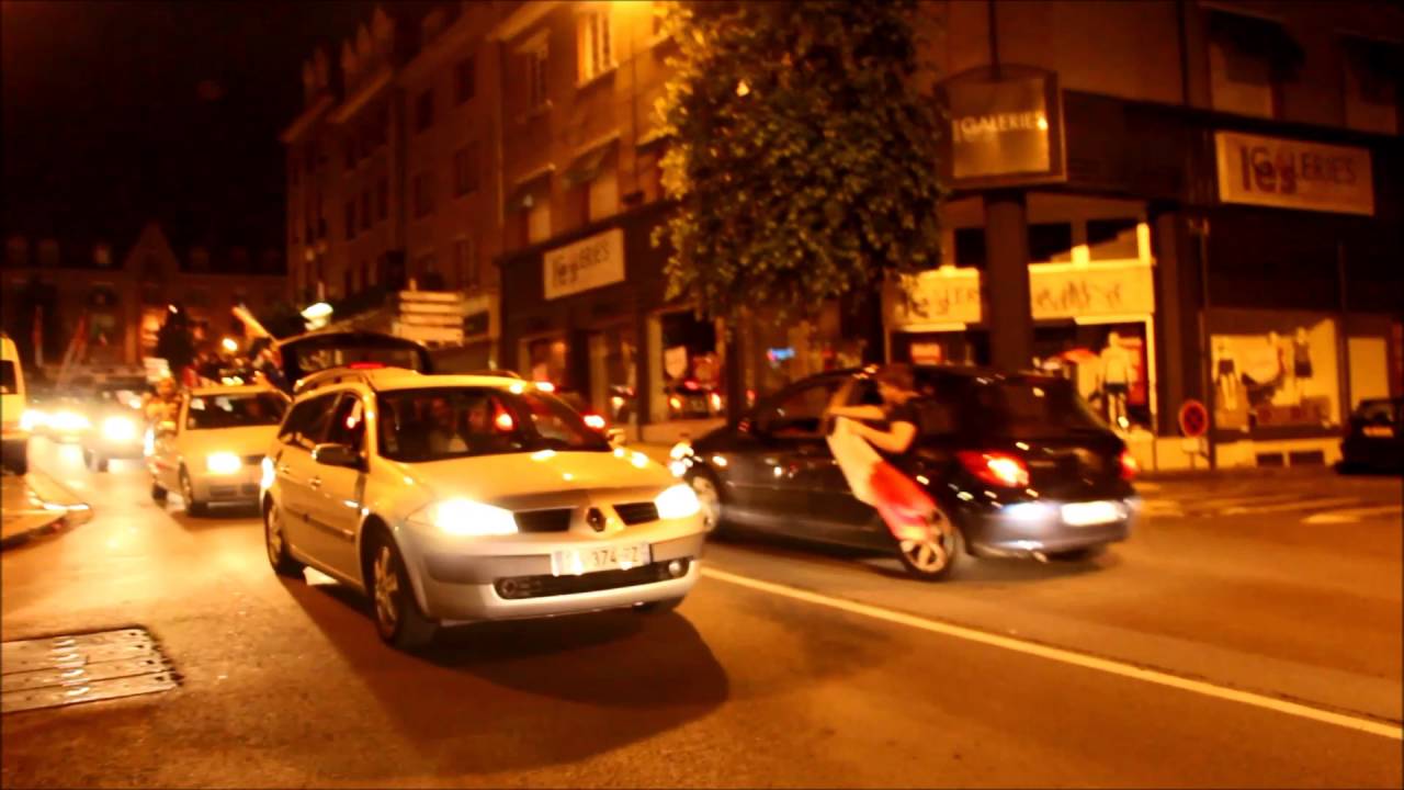 En Normandie, Flers célèbre la victoire de la France sur l'Islande