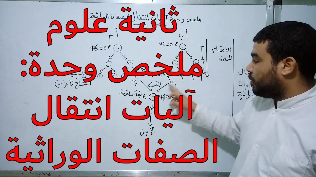 آليات انتقال الصفات الوراثية [ملخص شامل]