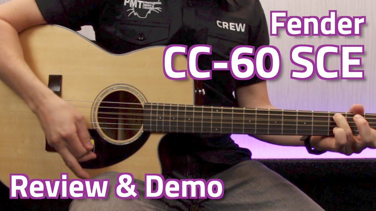 Fender CC-60SCE Électro-acoustique en acajou satiné 
