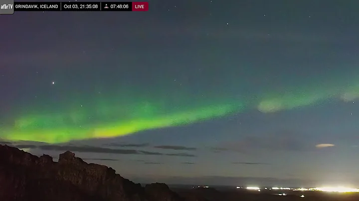 Oct 3, 2025: Aurora Borealis over Iceland in 4K UltraHD thumbnail